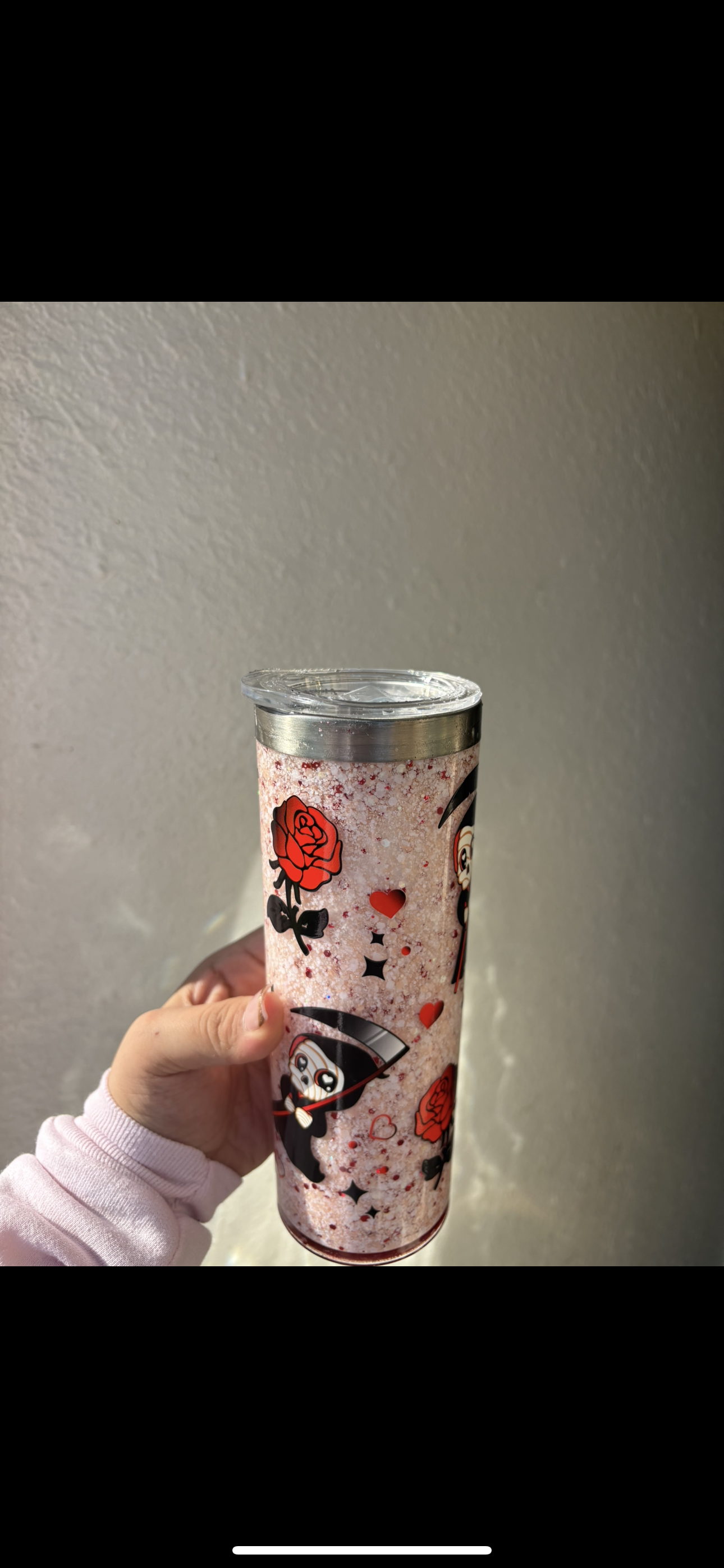 20 oz stainless snowglobe